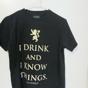 Child's Game of Thrones short sleeve t-shirt, size medium, color black
